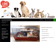 Tablet Screenshot of loveyourpetuk.com